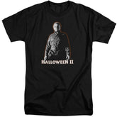 Halloween II Michael Myers Men's 18/1 Tall Cotton Short-Sleeve T-Shirt